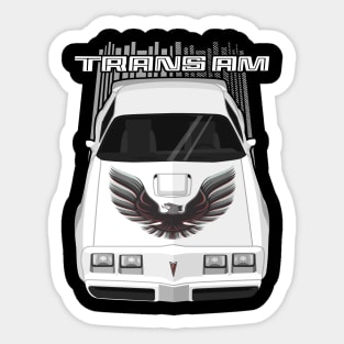 Firebird Trans Am 79-81 - white and black Sticker